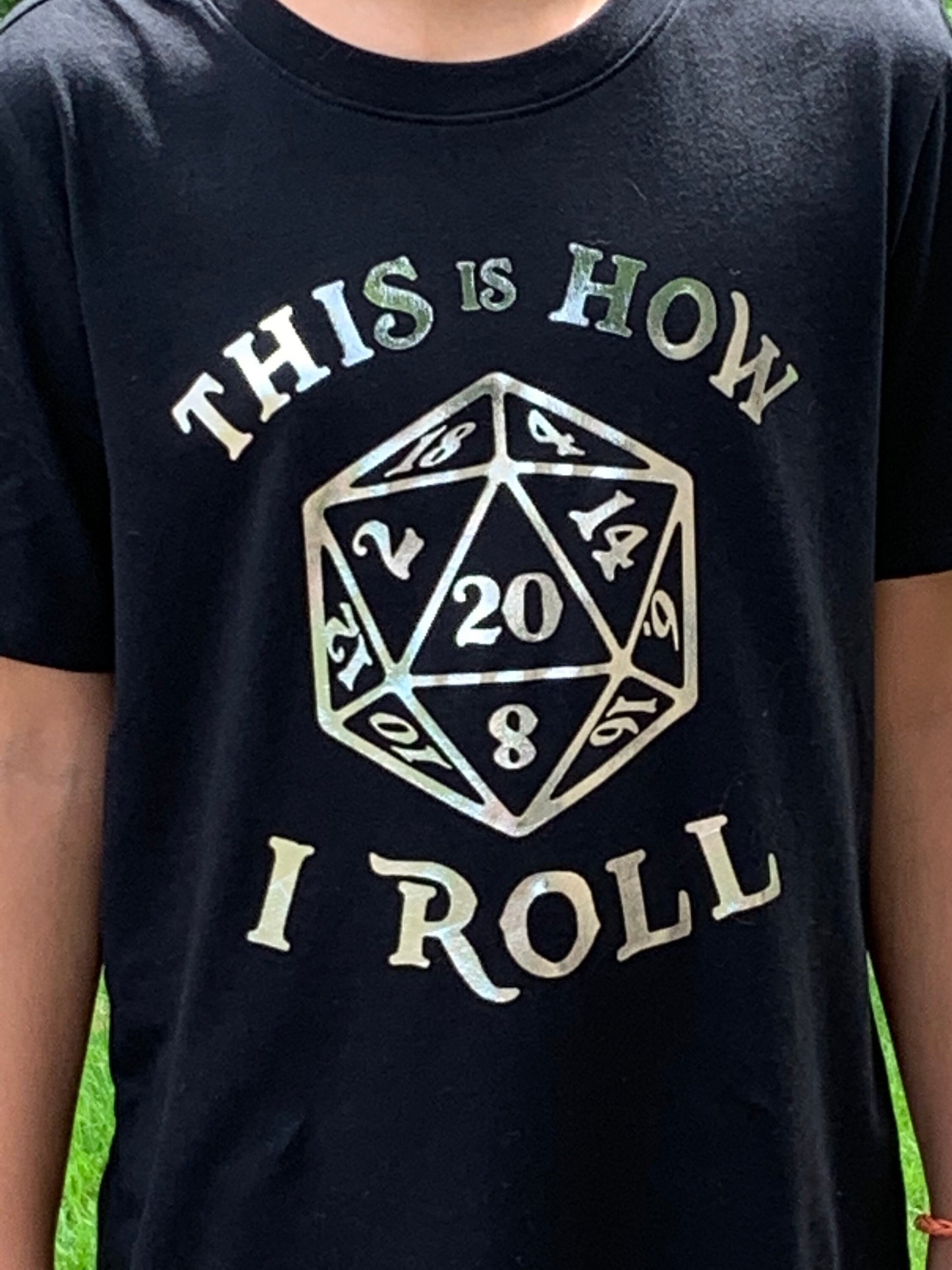 This Is How I Roll Kids Shirt, D&D Shirt