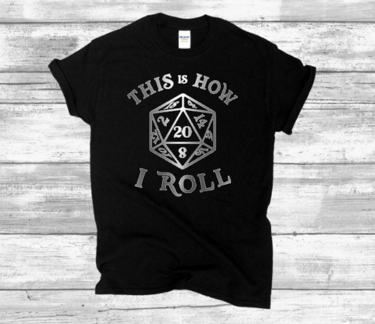 This Is How I Roll Kids Shirt, D&D Shirt