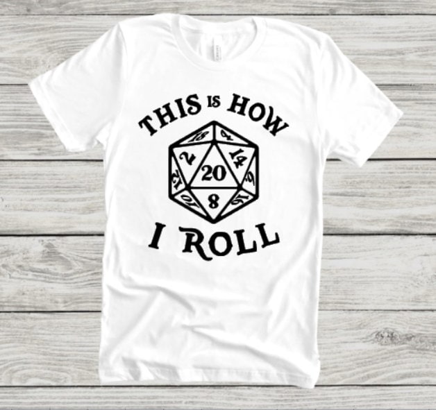 This Is How I Roll Kids Shirt, D&D Shirt