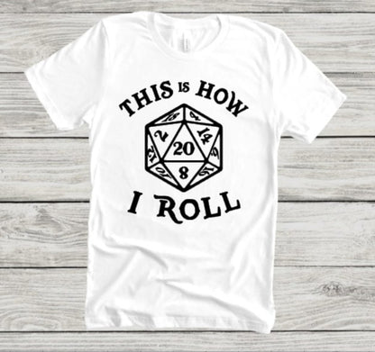 This Is How I Roll Kids Shirt, D&D Shirt