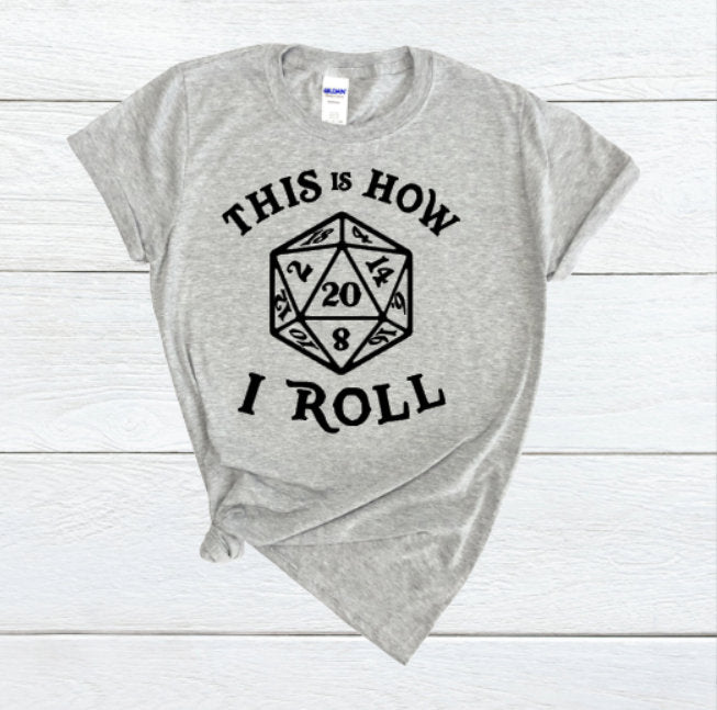 This Is How I Roll Kids Shirt, D&D Shirt