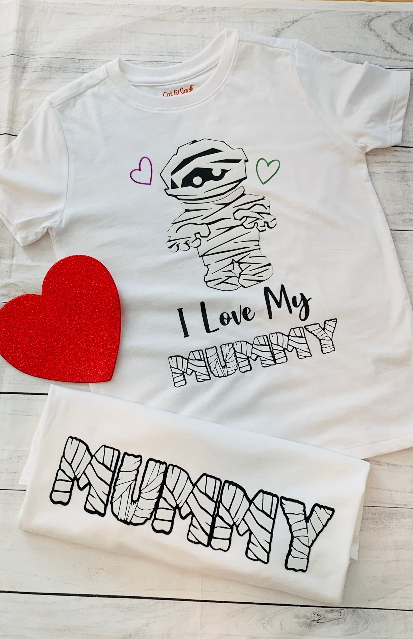 Mummy Shirt, I Love My Mummy, Halloween Shirt, Easy Costume