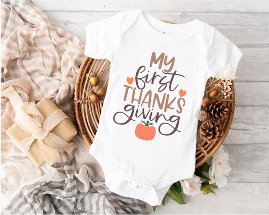 My First Thanksgiving Onesie