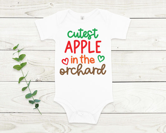 Cutest Apple In The Orchard Onesie