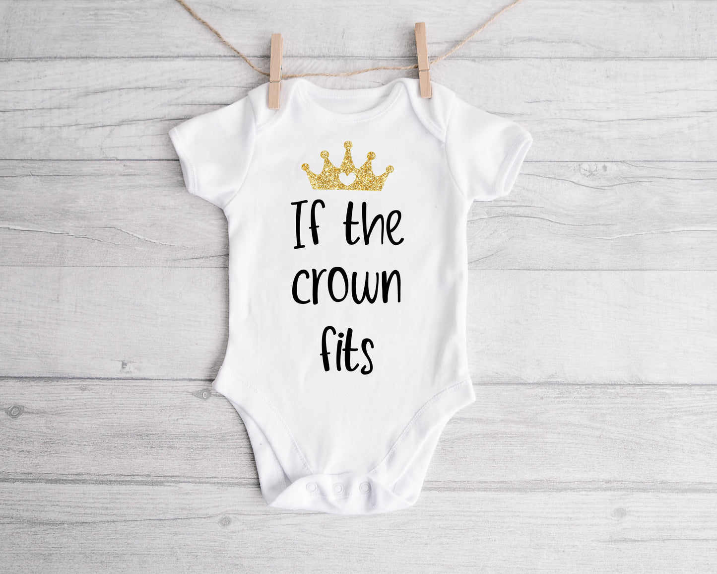 If The Crown Fits Onesie