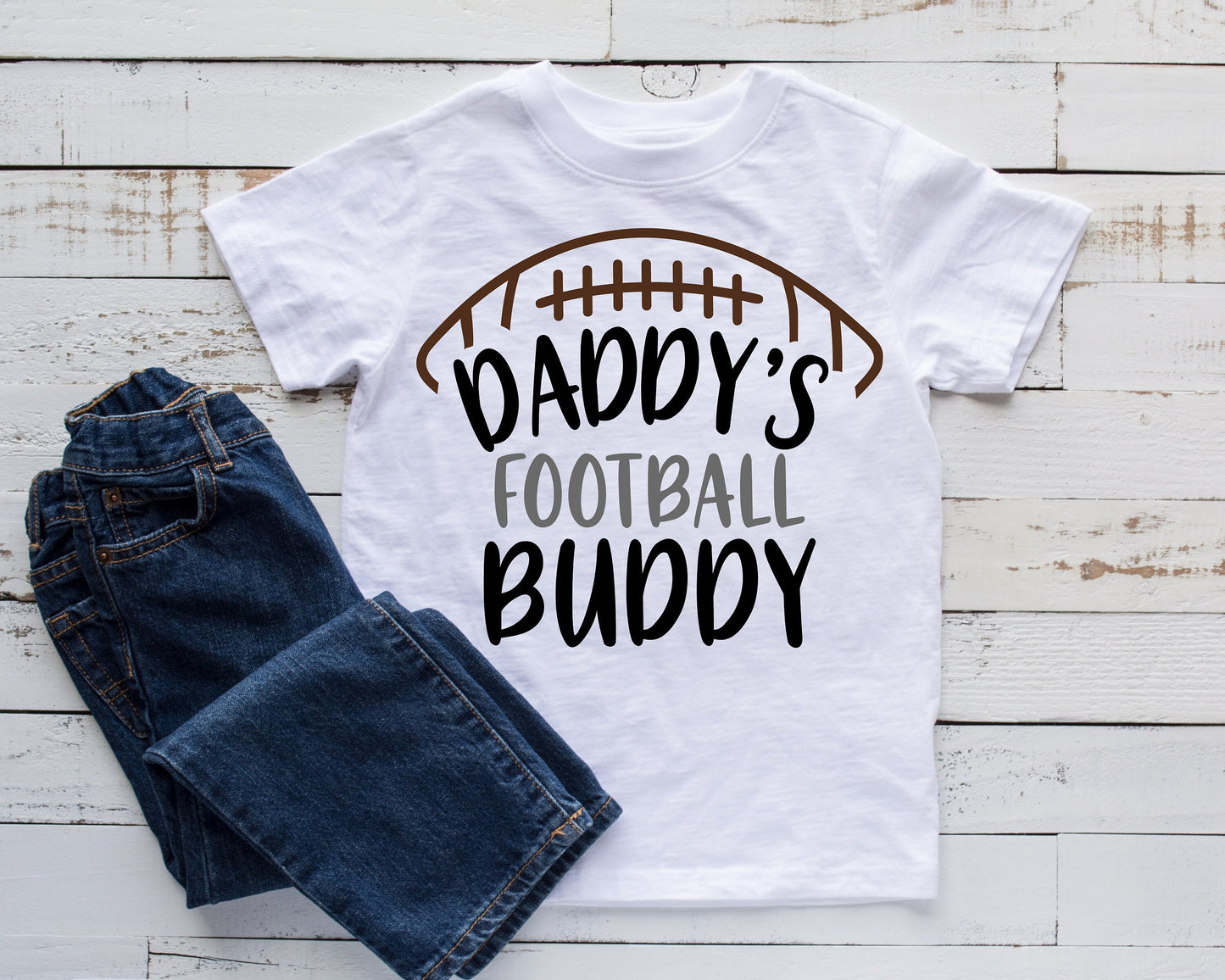 Daddy's Football Buddy Kids Tee