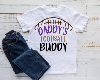 Daddy's Football Buddy Kids Tee