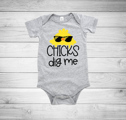 Chicks Dig Me Onesie